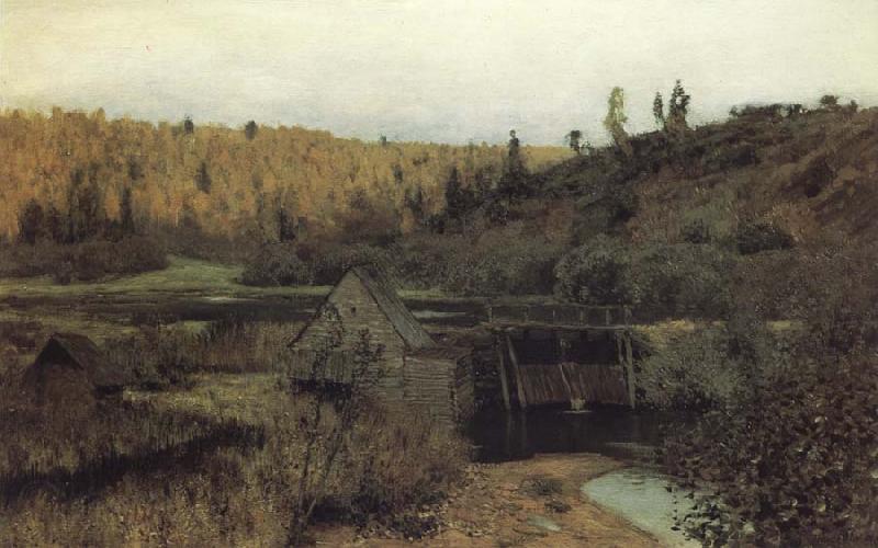 Levitan, Isaak To that evening the Flub Istra Norge oil painting art
